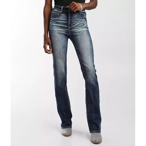 BKE Buckle Jeans Billie Tailored Boot Cut High Rise Slim Stretch Denim 27 X 29